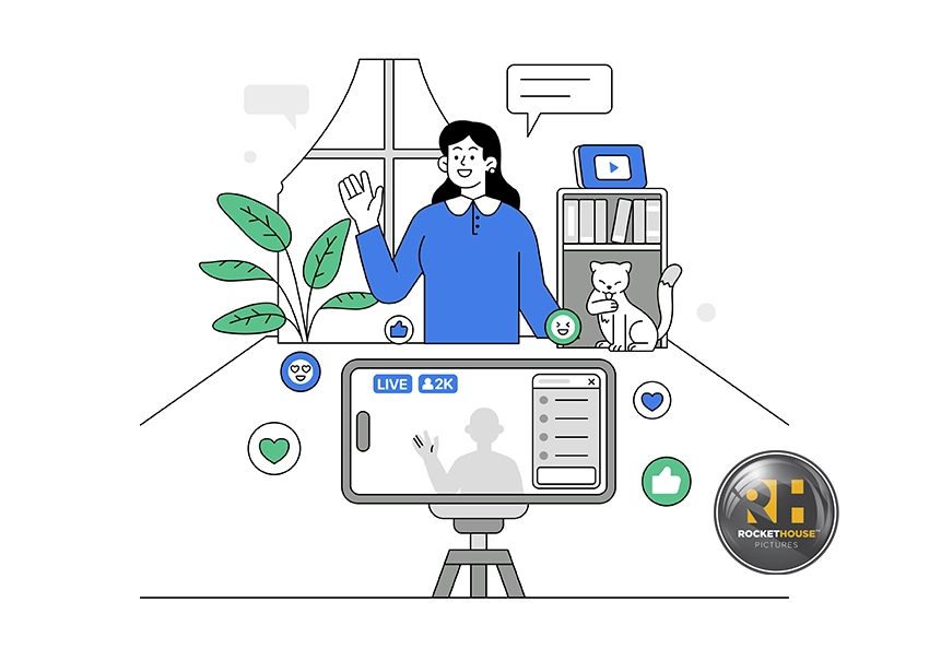 an illustration of a website video