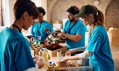 scene of a nonprofit video.