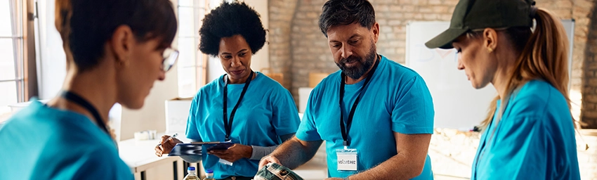 scene of a nonprofit video